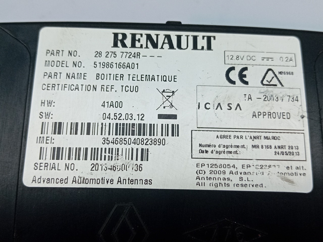 Module générique RENAULT Kangoo Express (FW0/1_) Imagem-3