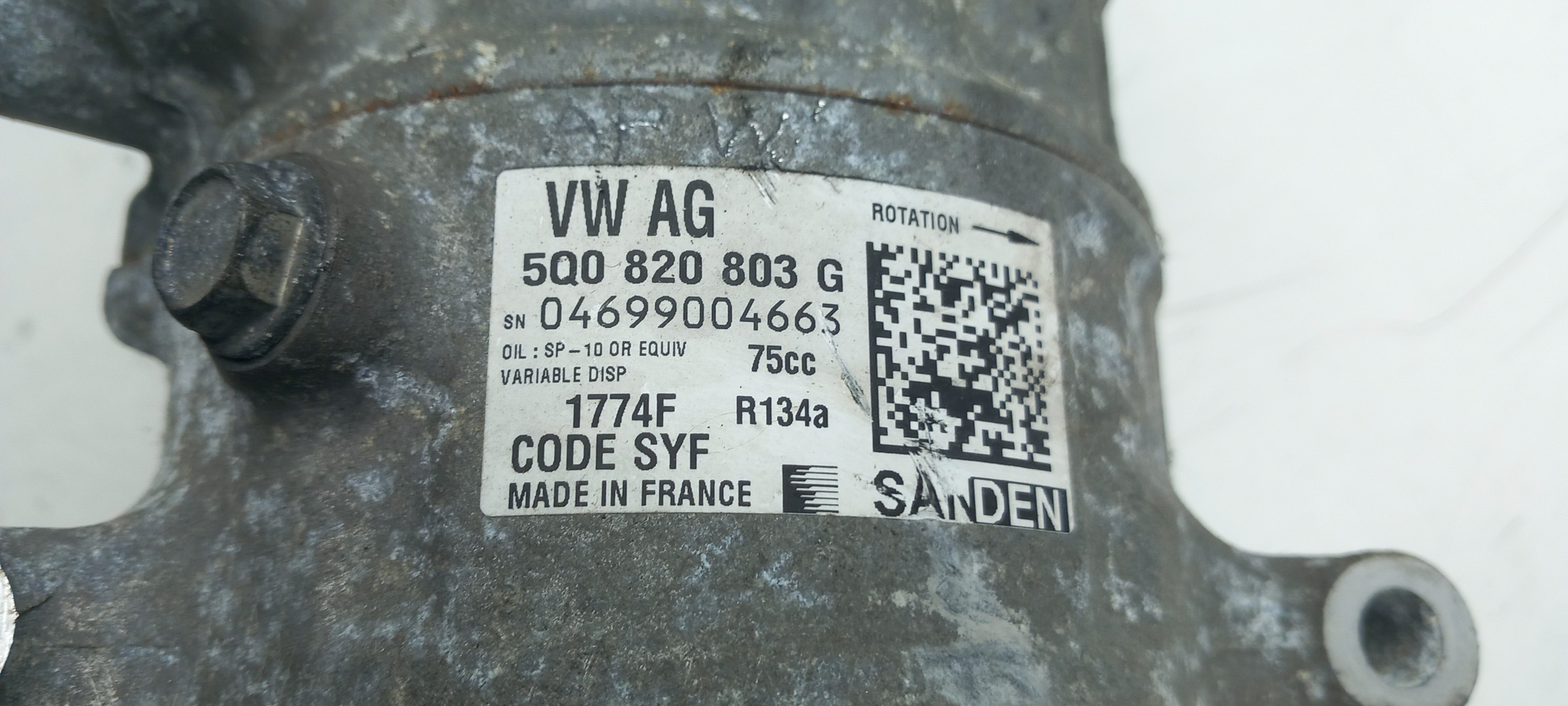 AC compressor AUDI A1 Sportback (8XA, 8XF) Imagem-4