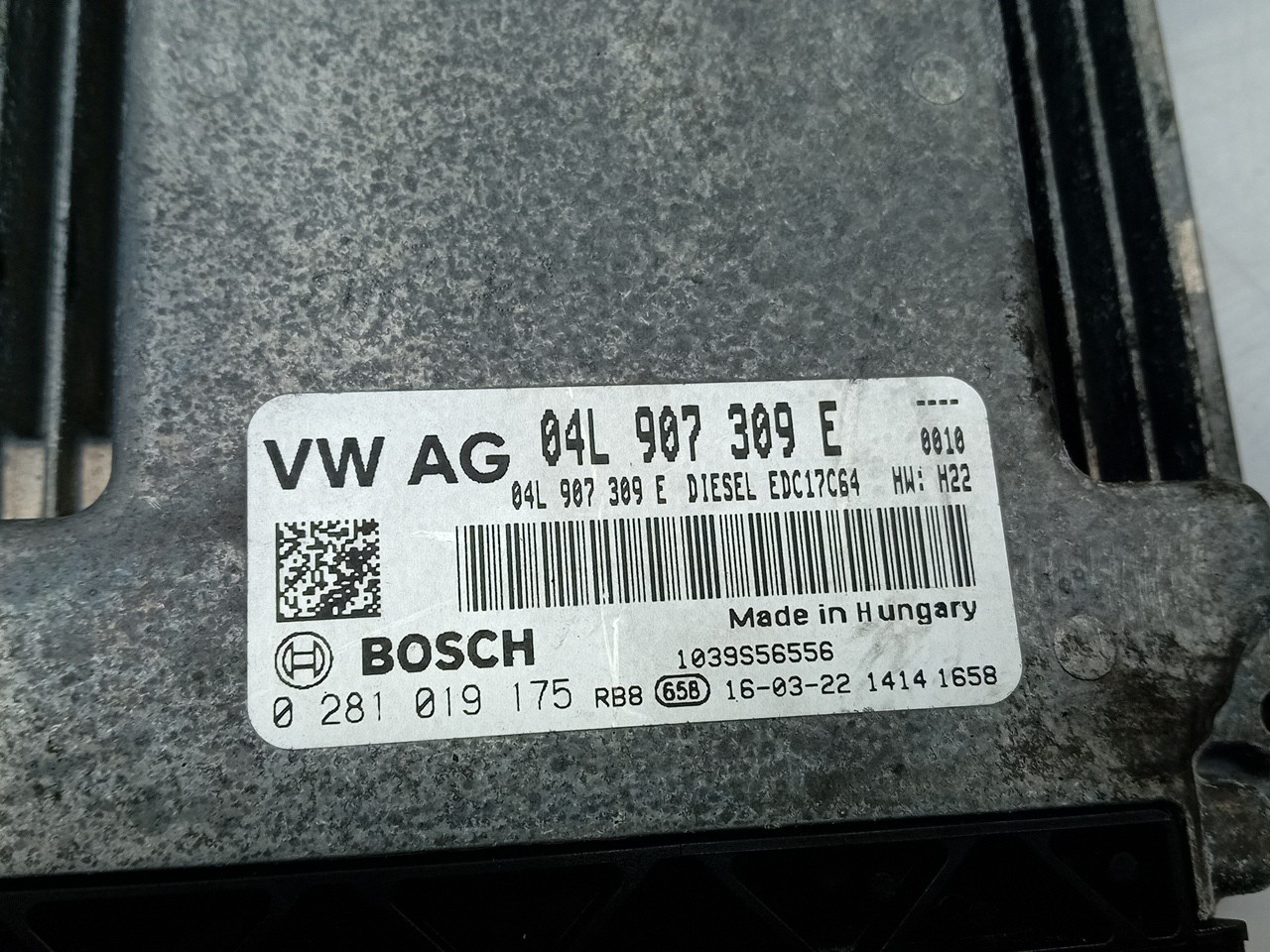 Calculateur /  Unité de contrôle moteur AUDI A1 Sportback (8XA, 8XF) Imagem-3