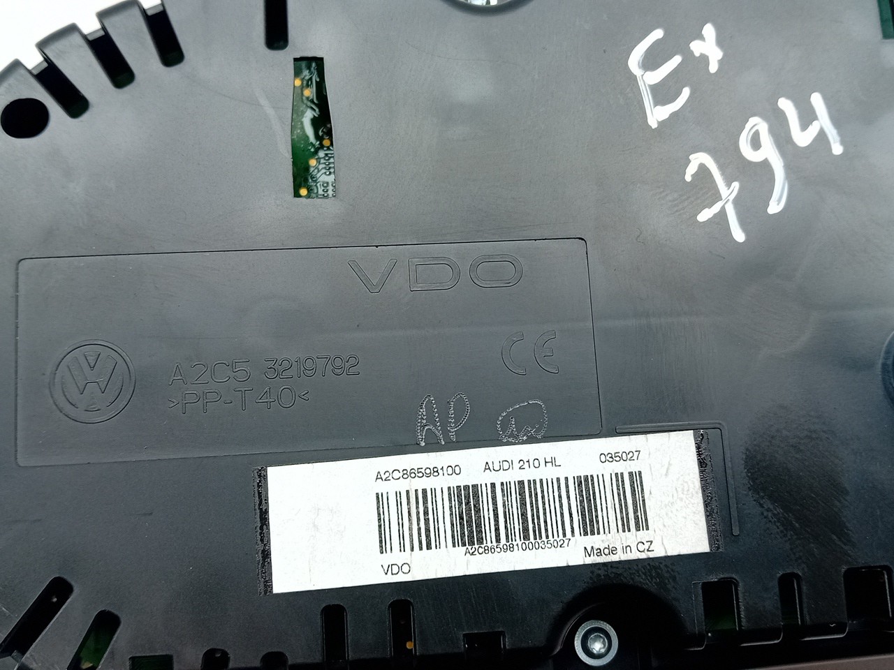 Instrument cluster AUDI A1 Sportback (8XA, 8XF) Imagem-3