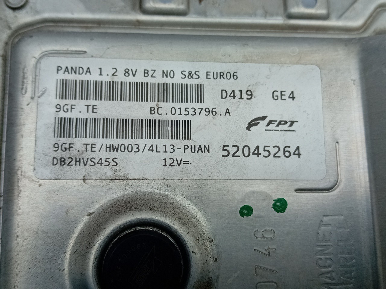 Centralina motor / ECU FIAT Panda (312_, 319_) Imagem-3