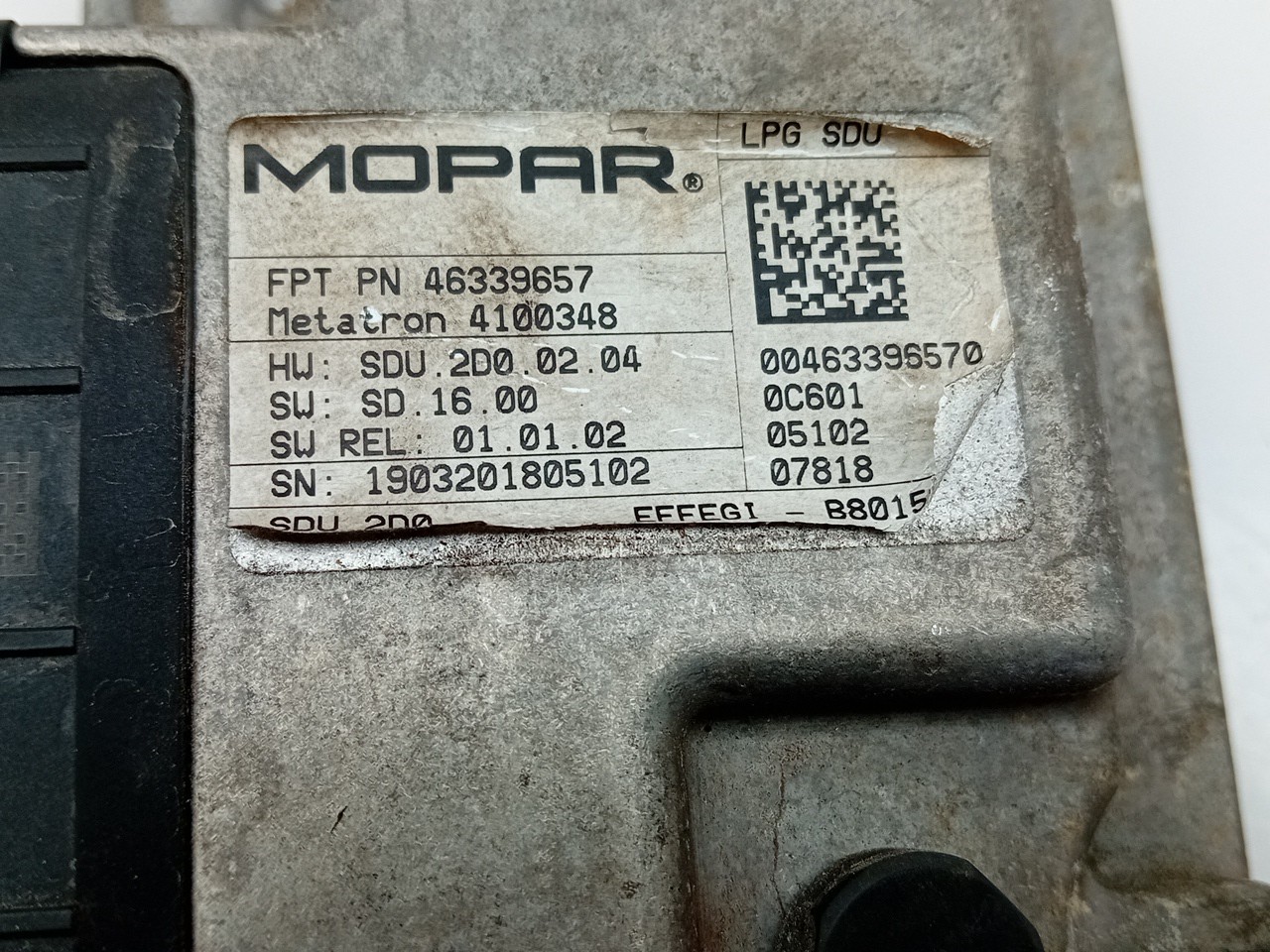 Engine control unit / ECU FIAT Tipo Sedan (356_) Imagem-3