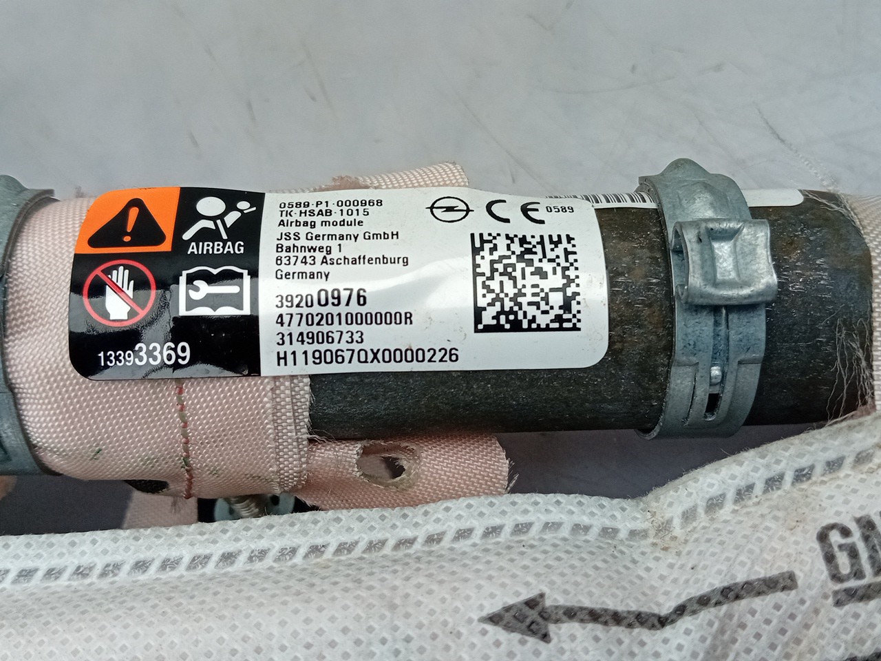 Airbag cortina direito OPEL Insignia B Grand Sport (Z18) Imagem-3