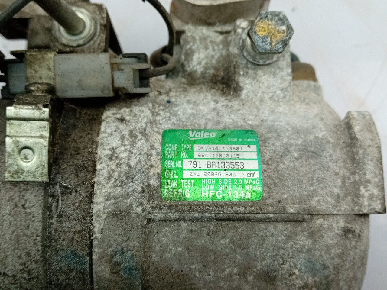 AC compressor SSANGYONG Kyron Imagem-2