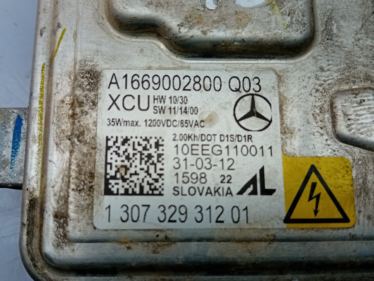 Lighting control unit / Lights ECU MERCEDES-BENZ Classe M (W166) Imagem-3
