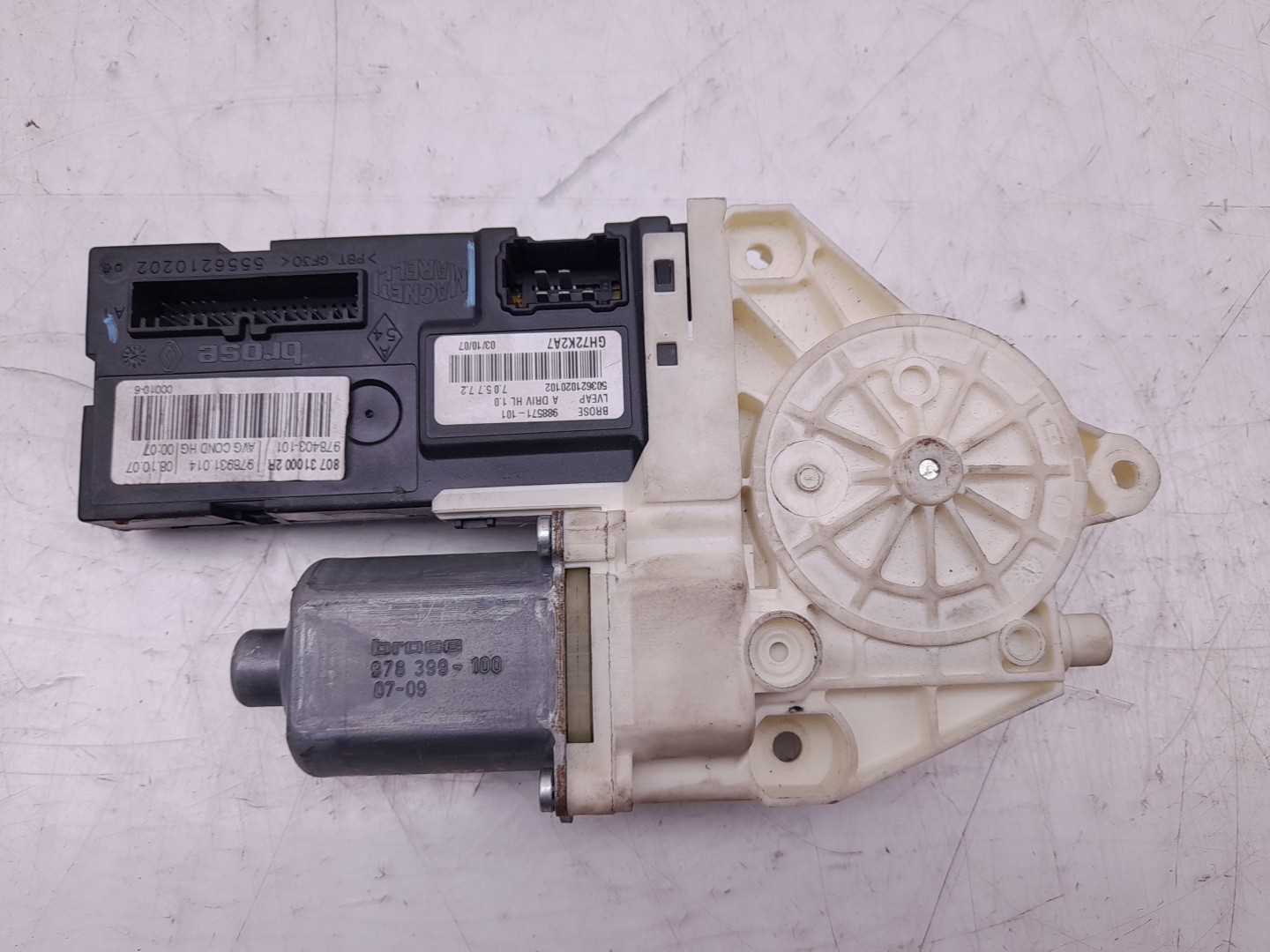 Front Left Window Motor RENAULT Laguna III (BT0/1) Imagem-1