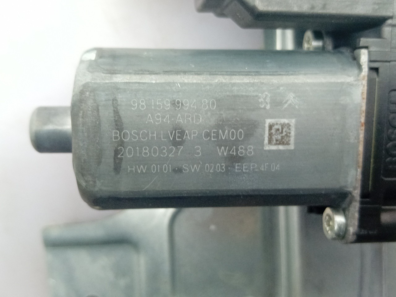 Right rear window regulator PEUGEOT 2008 I (CU_) Imagem-3
