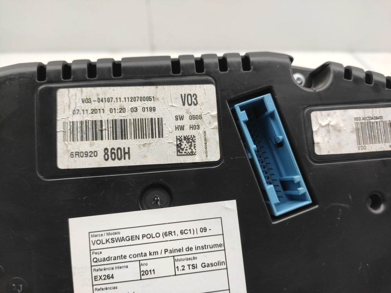 Quadrante / painel de instrumentos VOLKSWAGEN Polo (6R, 6C) Imagem-3