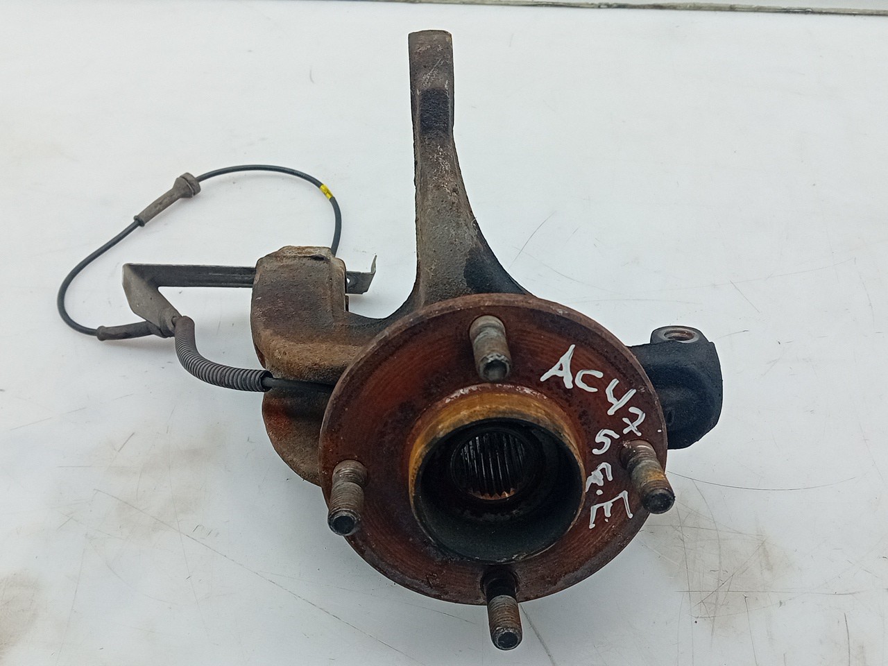 Left front steering knuckle