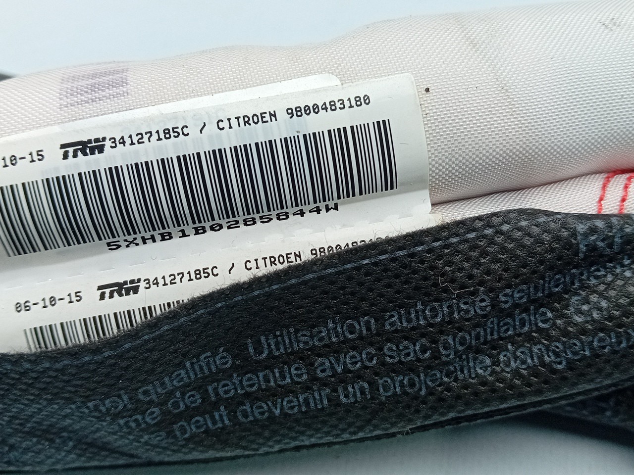 Right Curtain Airbag CITROËN C4 Grand Picasso II (DA_, DE_) Imagem-2