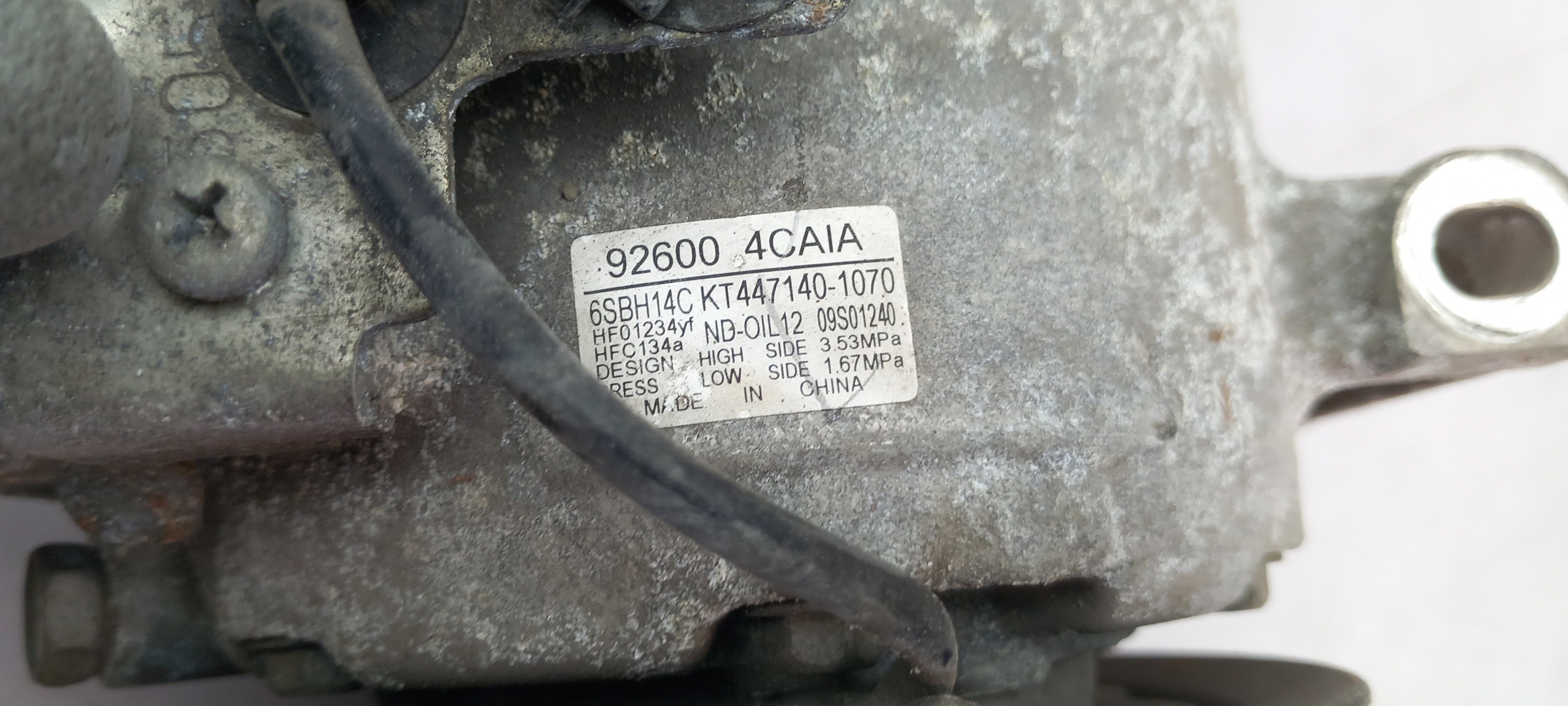 AC compressor NISSAN X-Trail (T32) Imagem-4
