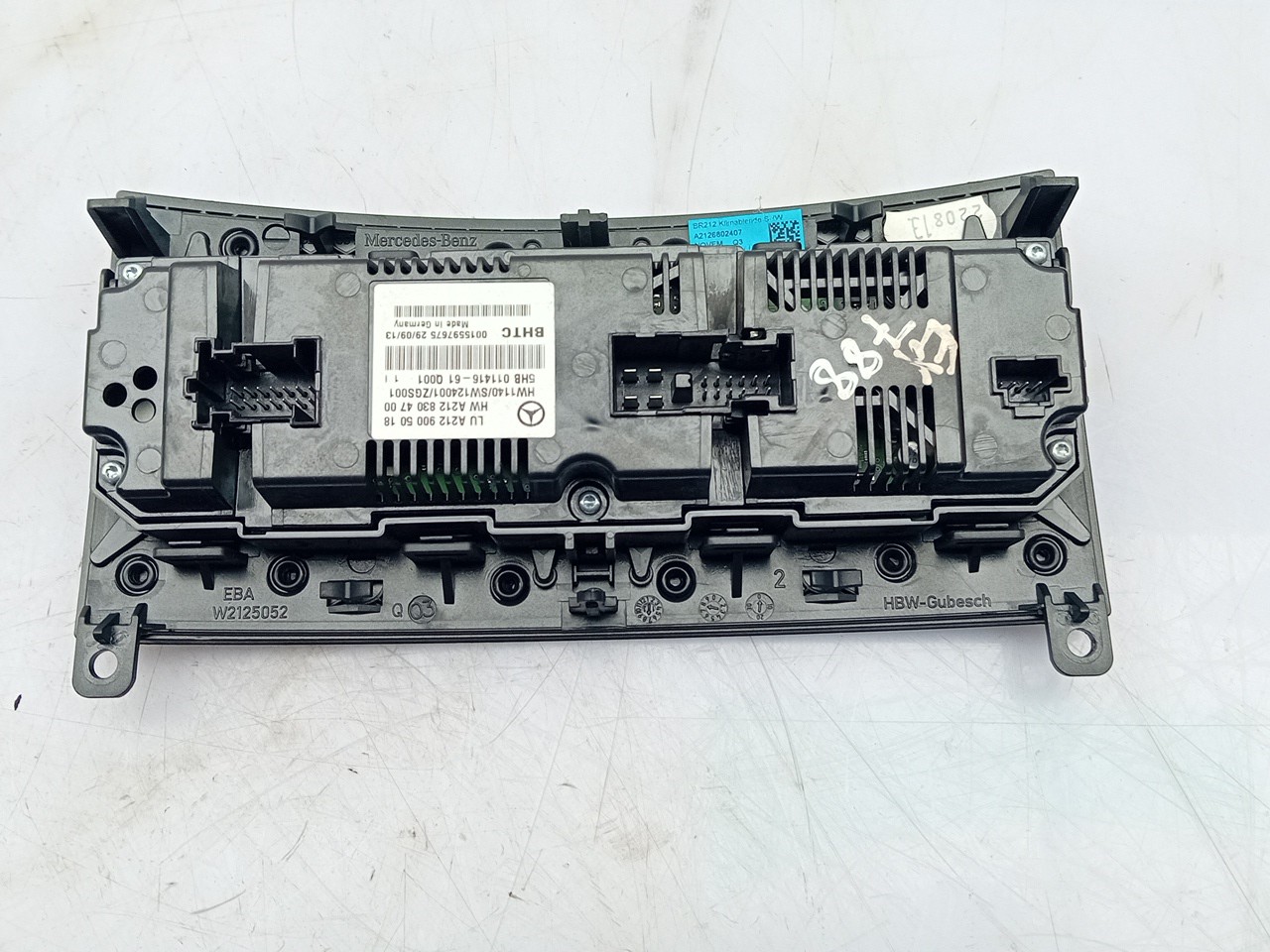 Bouton / interrupteur climatisation MERCEDES-BENZ Classe E (W212) Imagem-1