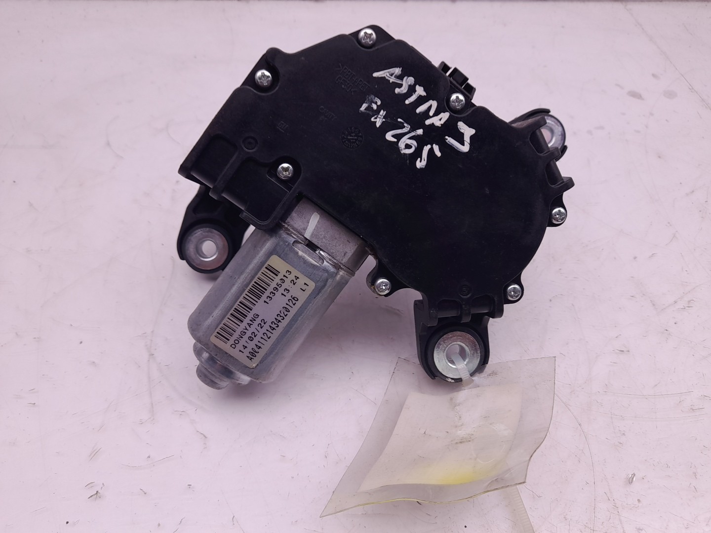 Motor limpiaparabrisas Trasero