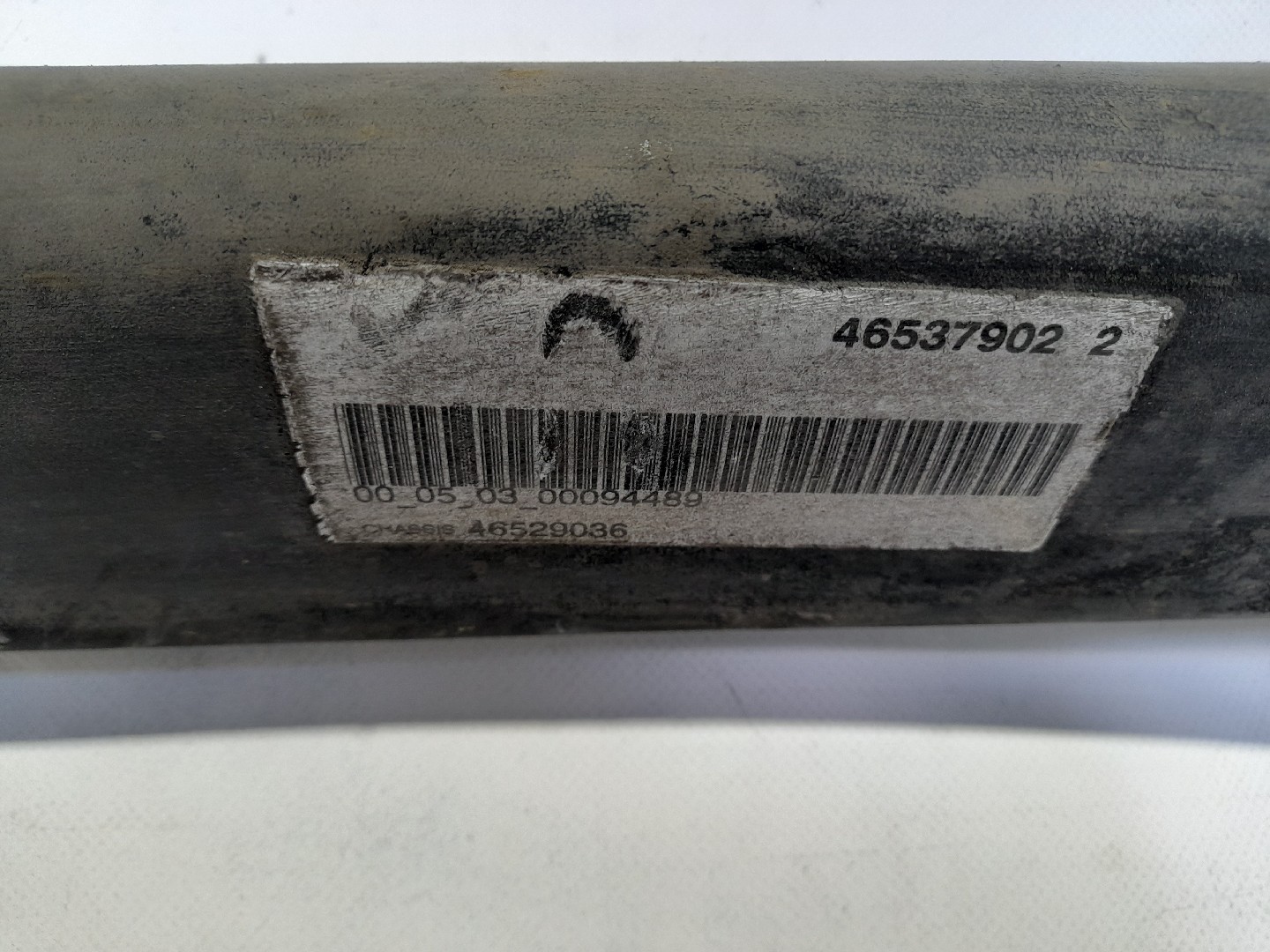 Rear axle with drum brakes FIAT Punto Van (188_) Imagem-3
