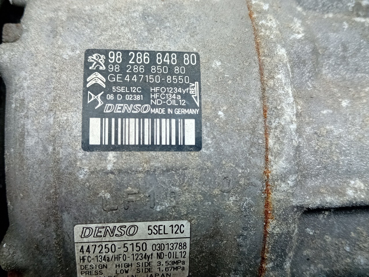 Compressor AC PEUGEOT 208 II Imagem-4