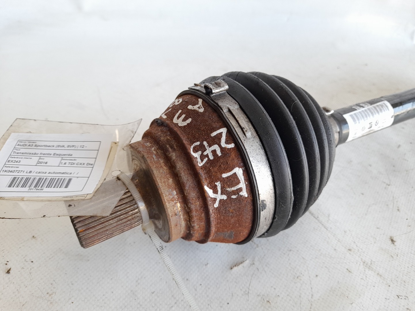 Transmission avant gauche AUDI A3 Sportback (8VA, 8VF) Imagem-1