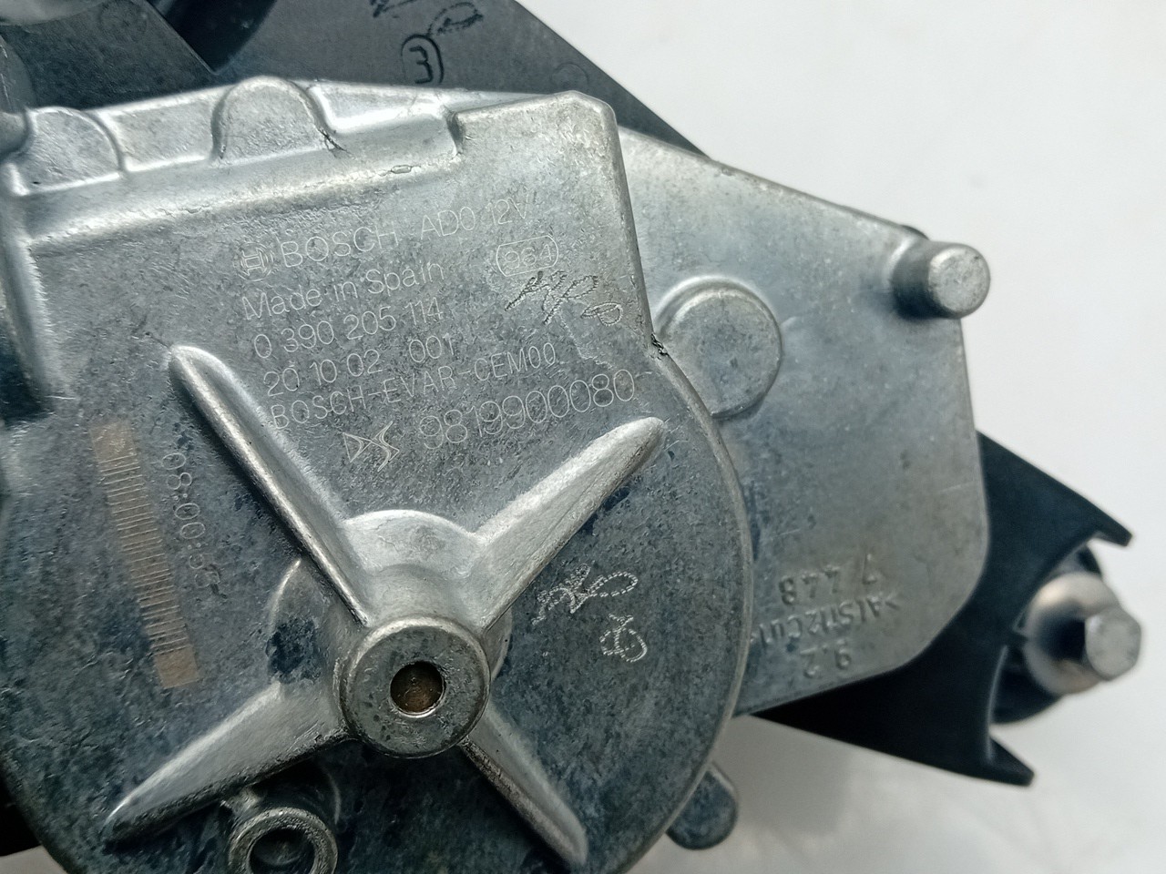 Motor limpiaparabrisas Trasero DS DS3 Crossback Imagem-3