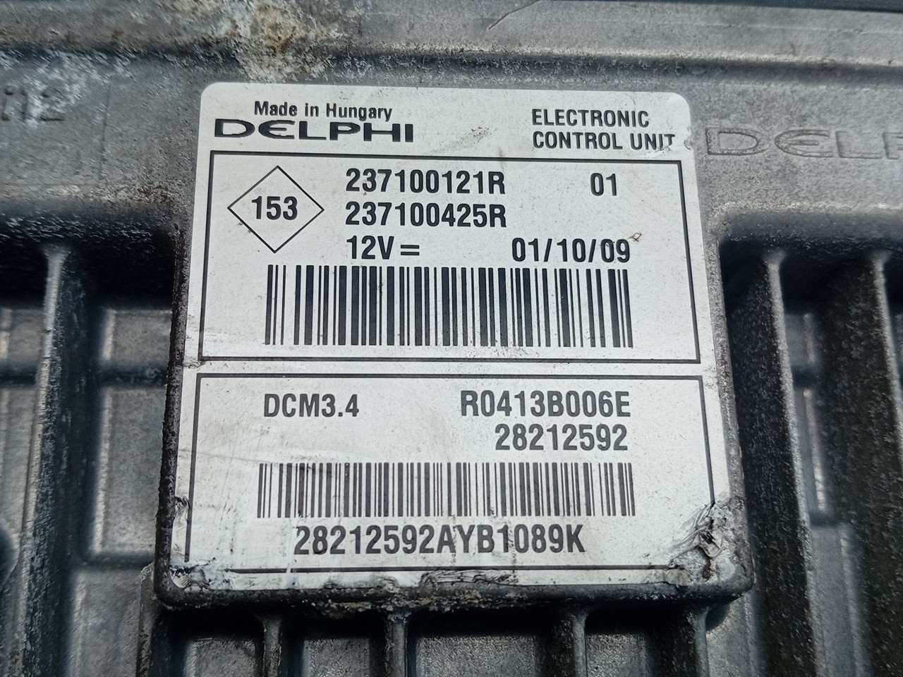 Centralina motor / ECU RENAULT Megane III Grandtour (KZ0/1) Imagem-3