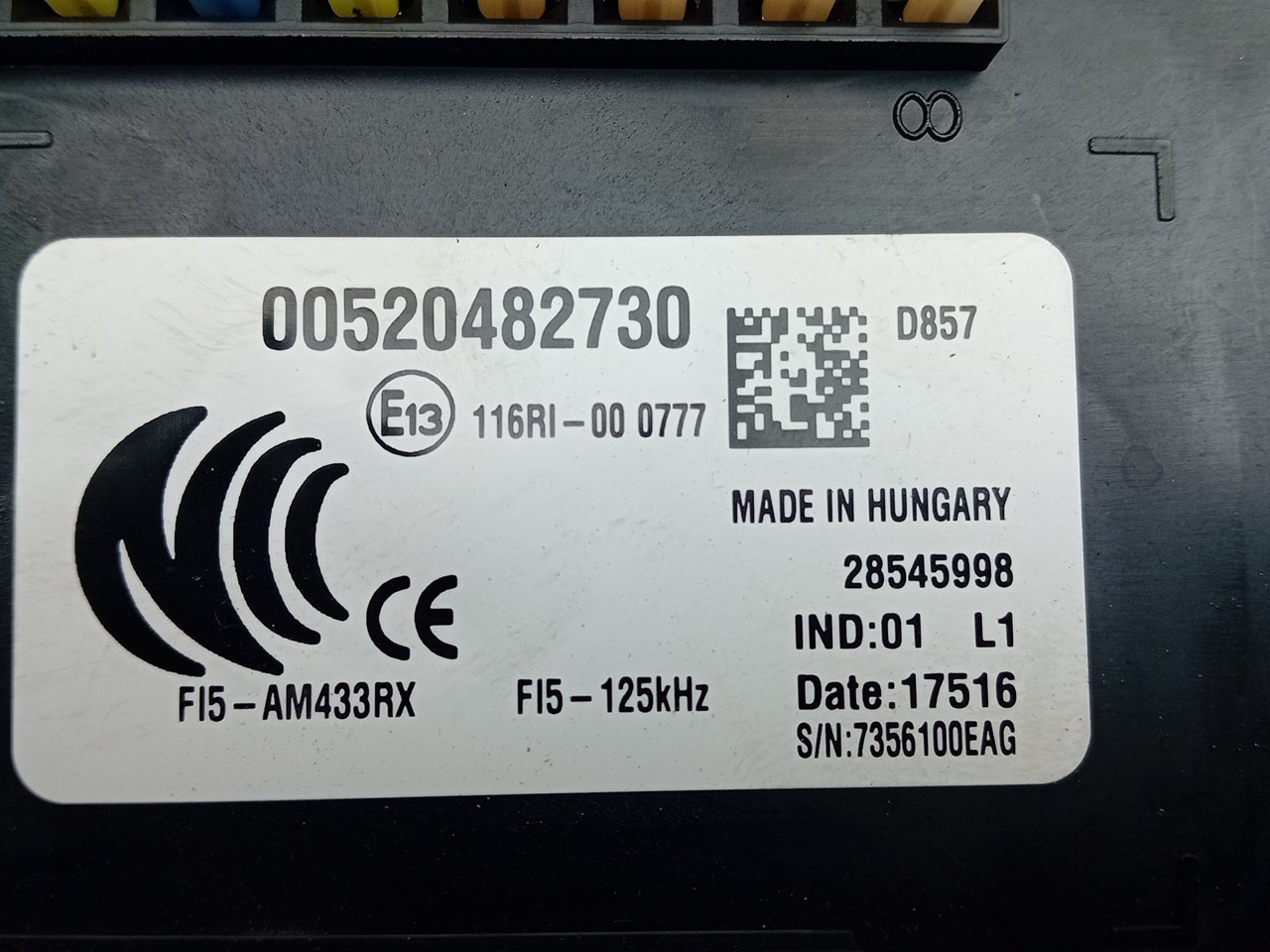 Scatola fusibili / SAM / BSI FIAT Tipo Sedan (356_) Imagem-3