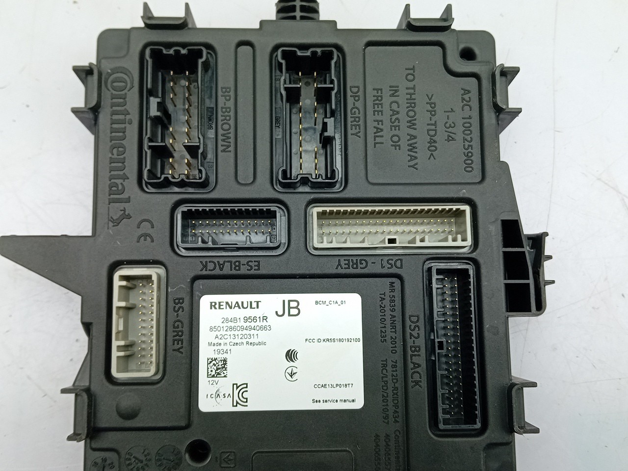 Module de confort RENAULT Clio V (BF_) Imagem-2
