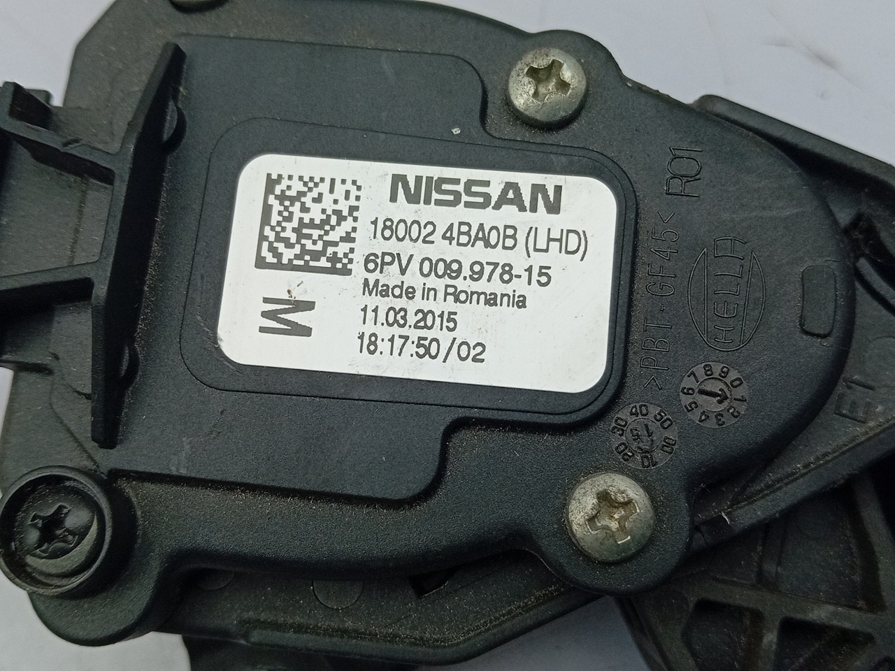 Pedal acelerador NISSAN Qashqai II (J11) Imagem-2