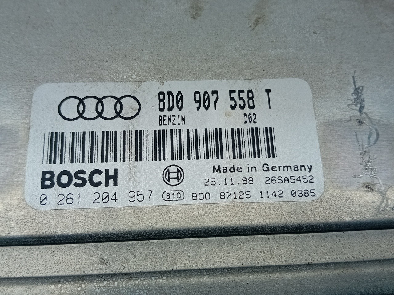 Calculateur /  Unité de contrôle moteur AUDI A4 (8D2, B5) Imagem-3