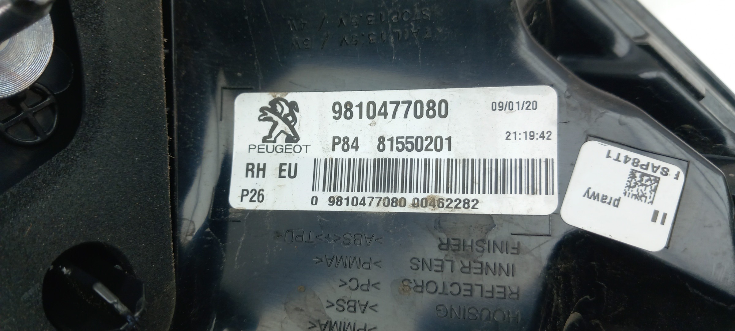 Right Tail light PEUGEOT 3008 II (M_) Imagem-4