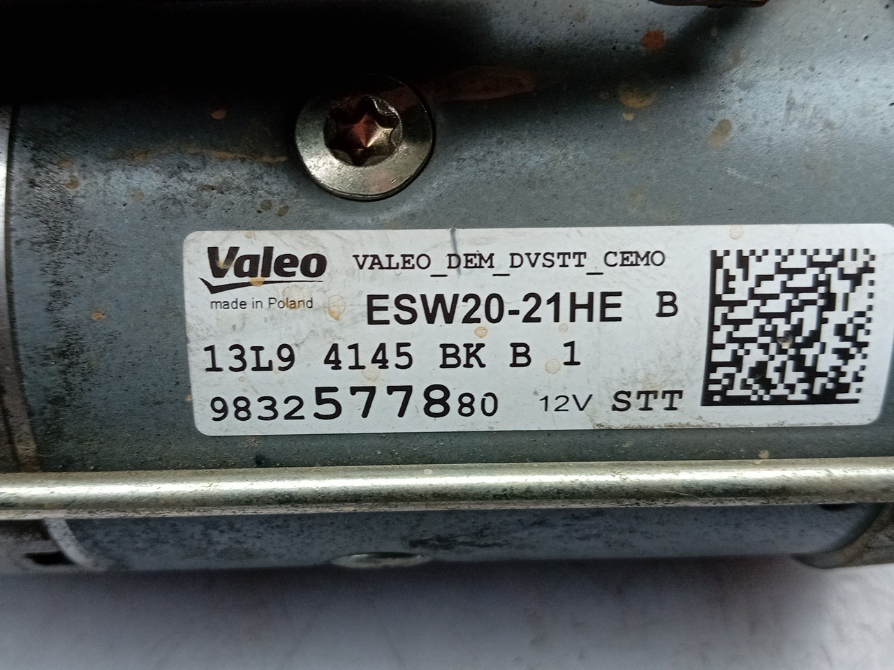 Motor de arranque PEUGEOT 3008 II (M_) Imagem-4