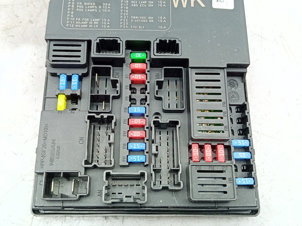 Fuse box / SAM / BSI NISSAN Leaf EV (ZE1) Imagem-2