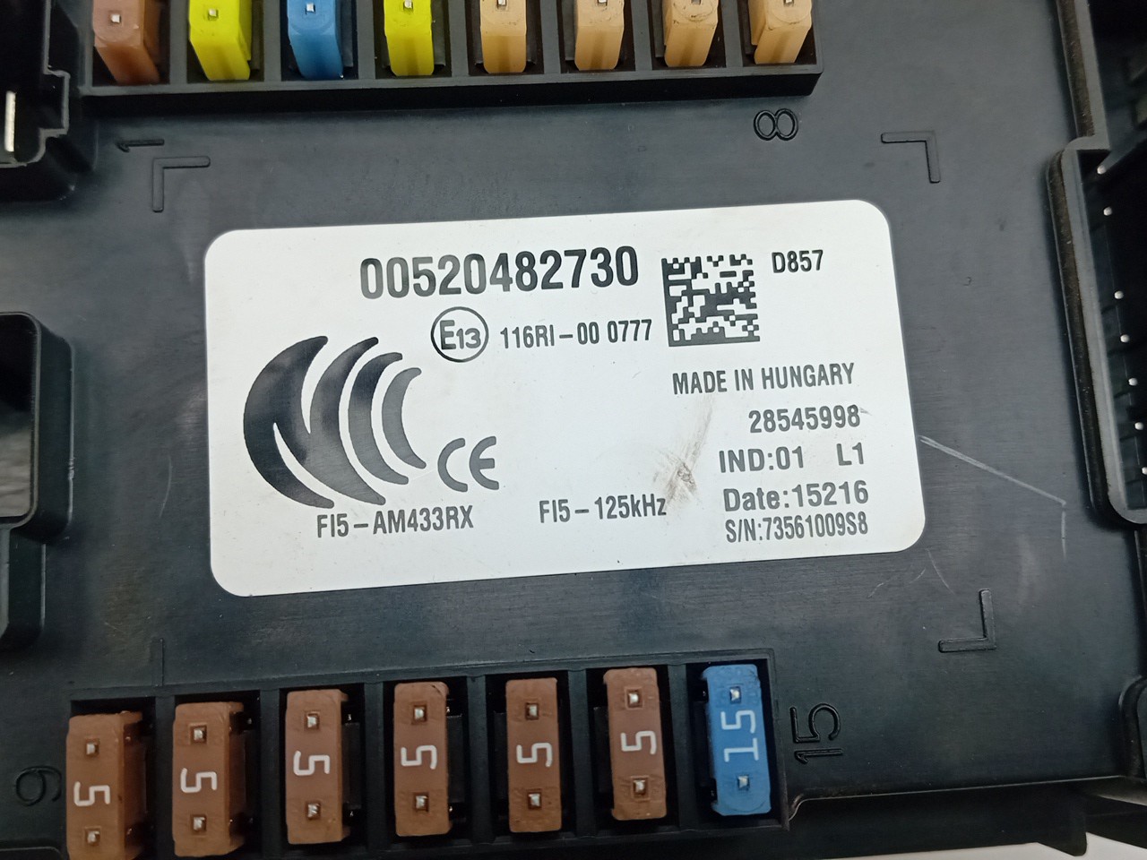 Scatola fusibili / SAM / BSI FIAT Tipo Hatchback (357_) Imagem-2