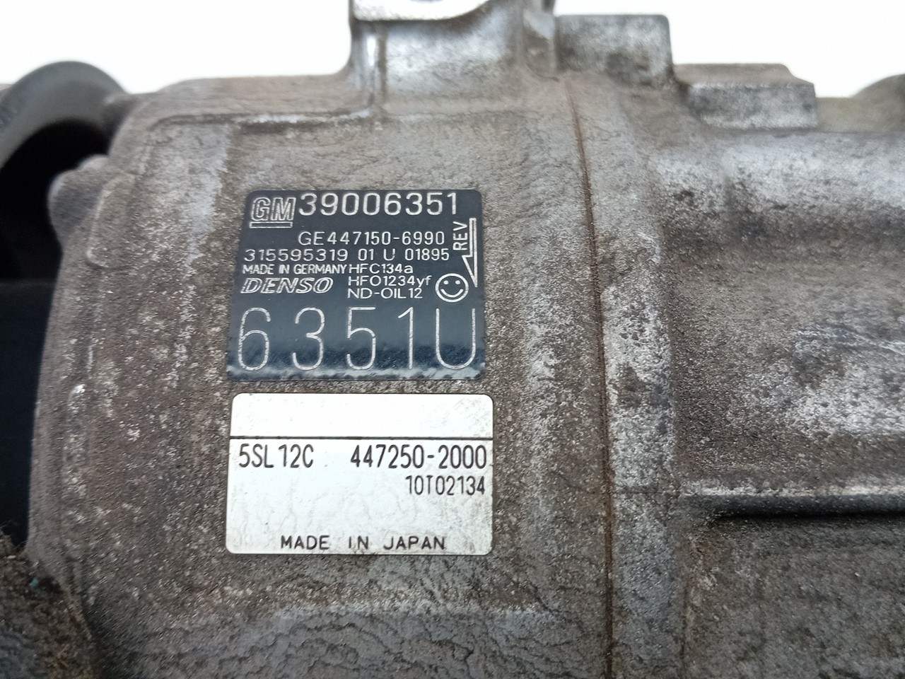Compressor AC OPEL Corsa E Imagem-4