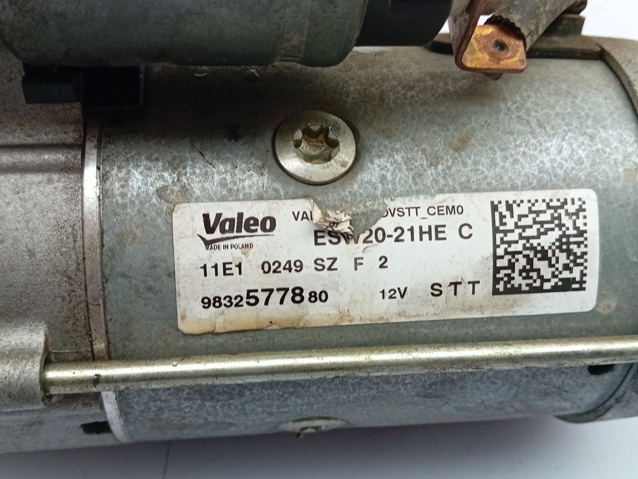 Motor de arranque PEUGEOT 508 II Imagem-2