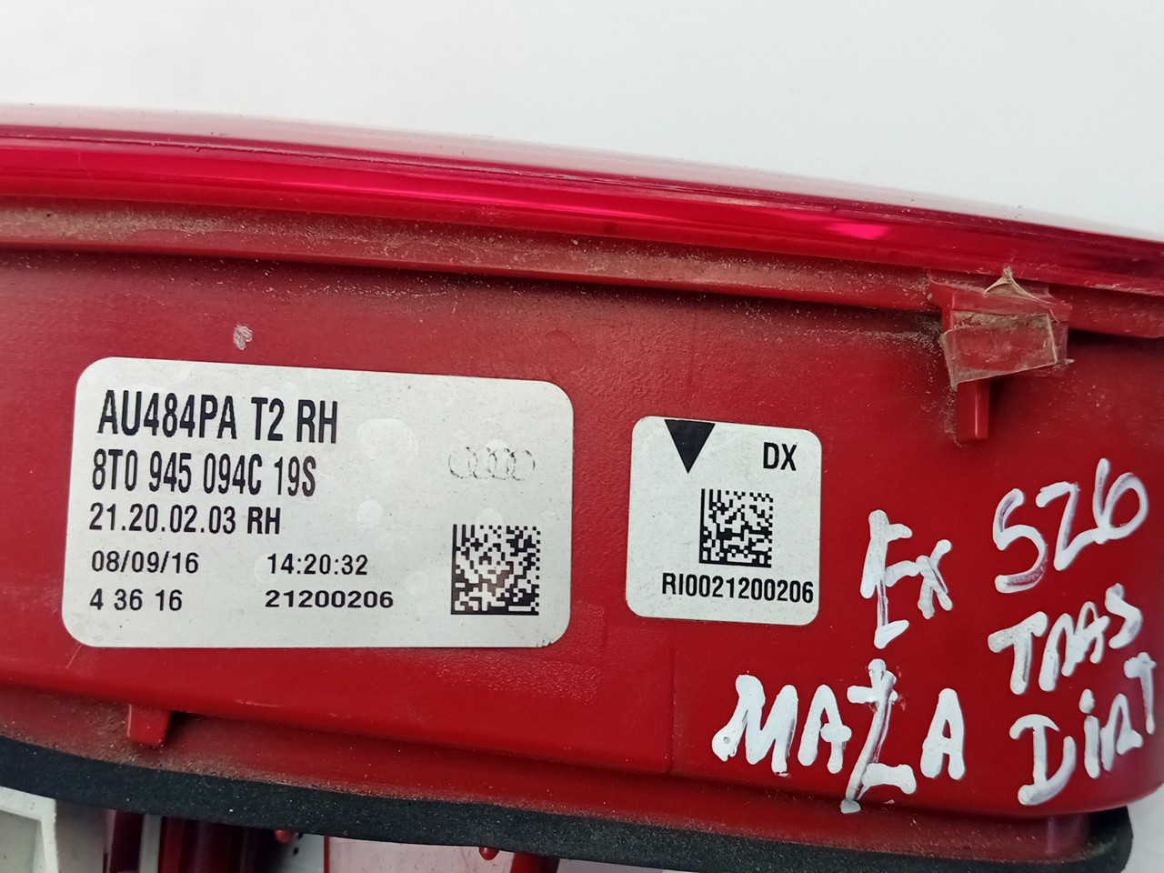 Right Tailgate light AUDI A5 Sportback (8TA) Imagem-4