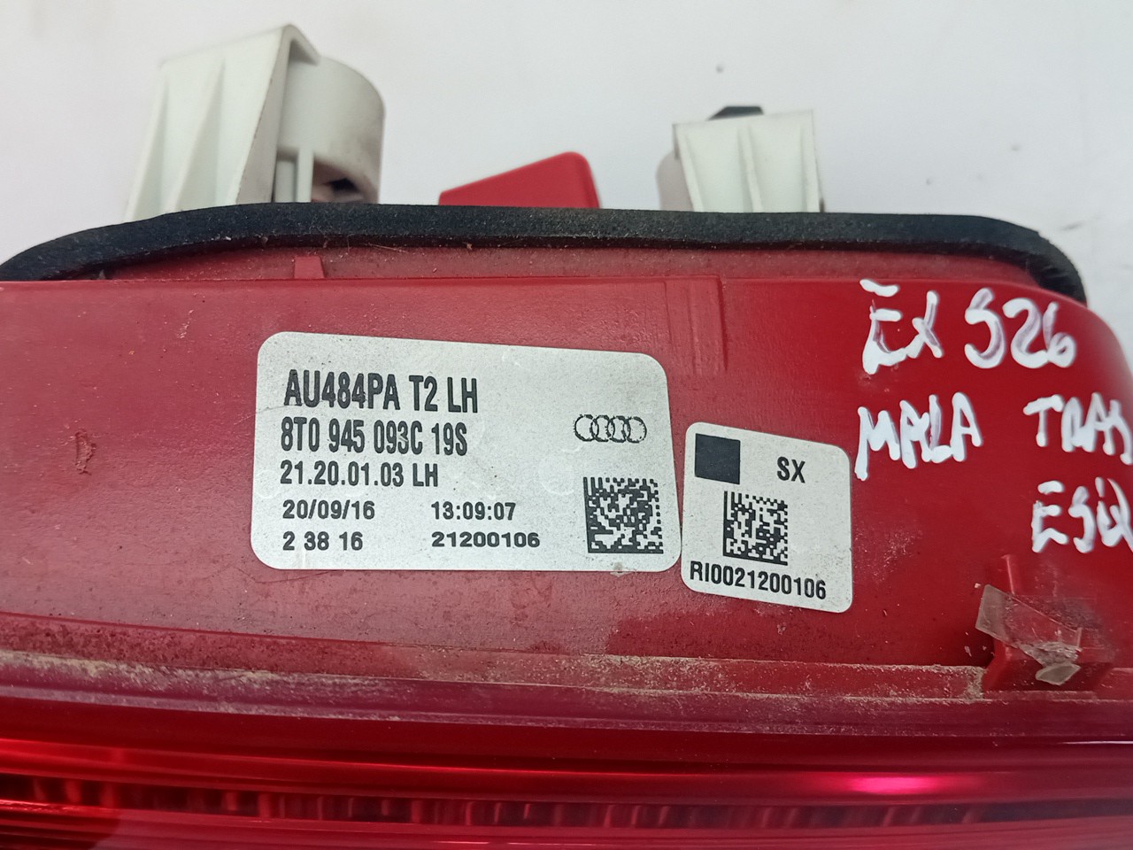 Left Tailgate light  AUDI A5 Sportback (8TA) Imagem-3
