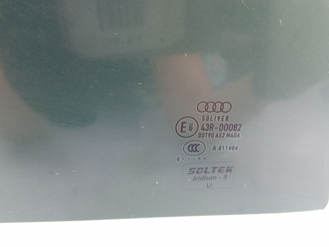 Vidro porta trás direito AUDI A5 Sportback (8TA) Imagem-1