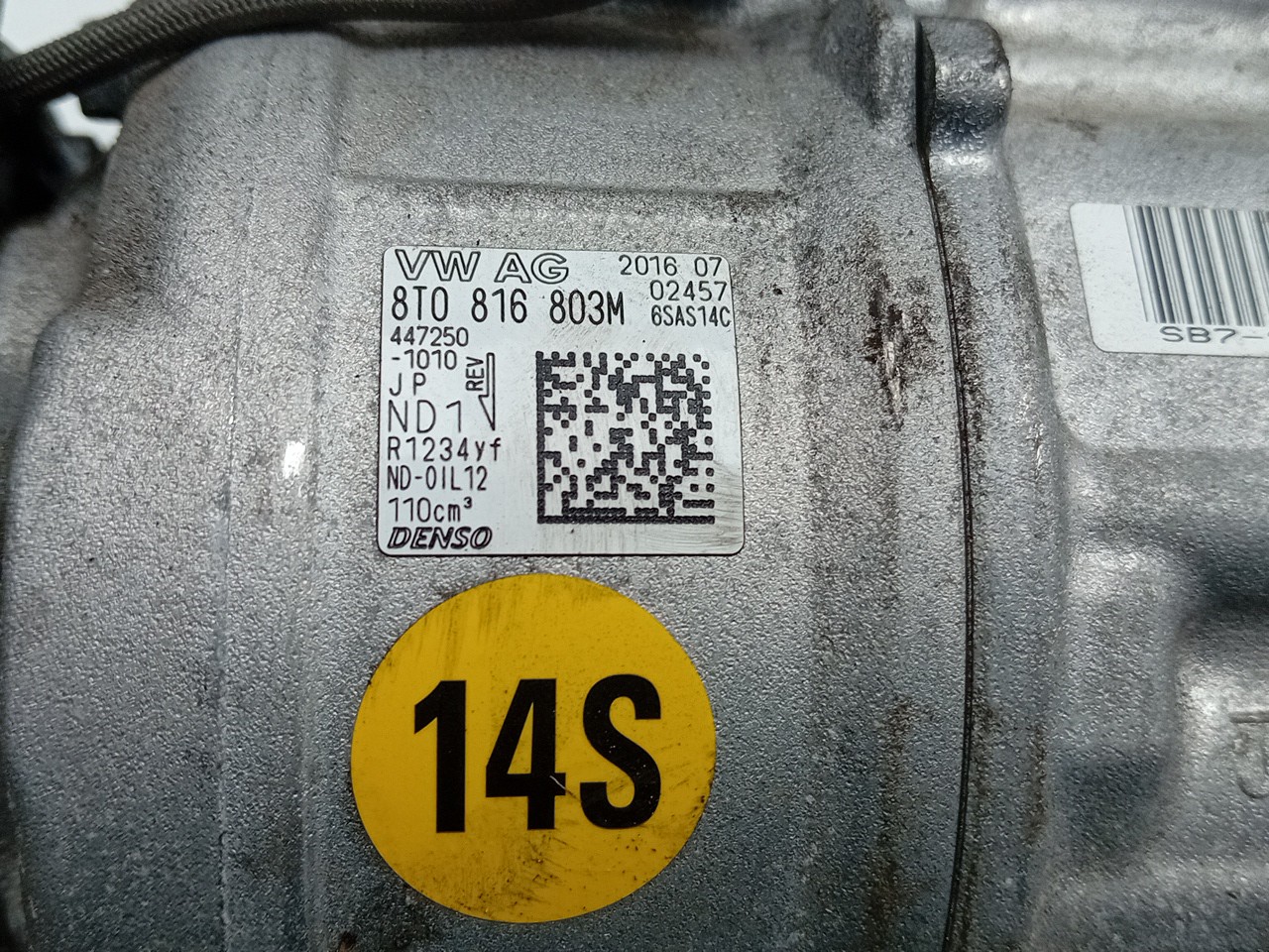 AC compressor AUDI A5 Sportback (8TA) Imagem-4