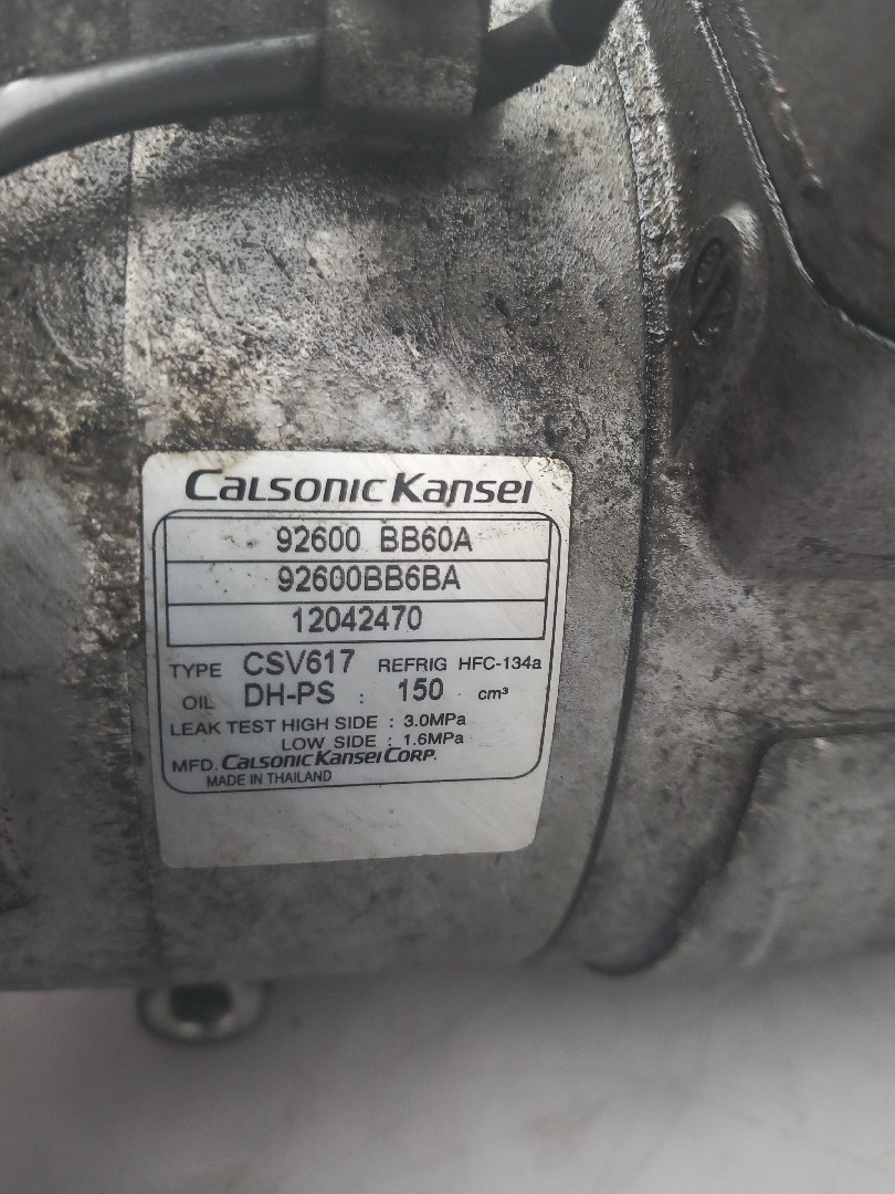 Compresor A/A NISSAN Qashqai/Qashqai+2 I (J10, JJ10) Imagem-4