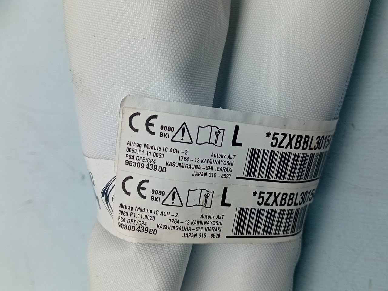 Left Curtain Airbag PEUGEOT 308 III Imagem-3