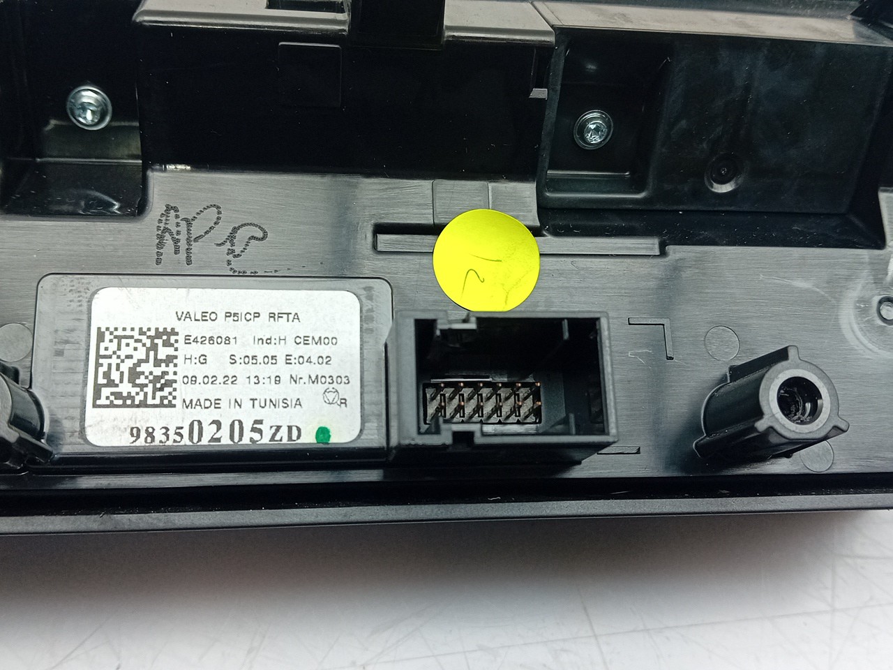 Botón / interruptor de aire acondicionado PEUGEOT 308 III Imagem-3
