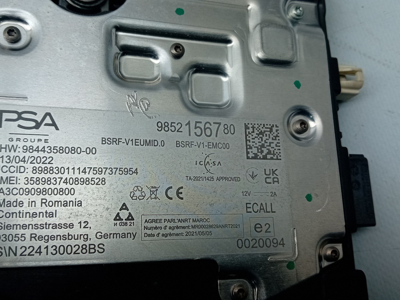 Base / caixa da bateria PEUGEOT 308 III Imagem-4