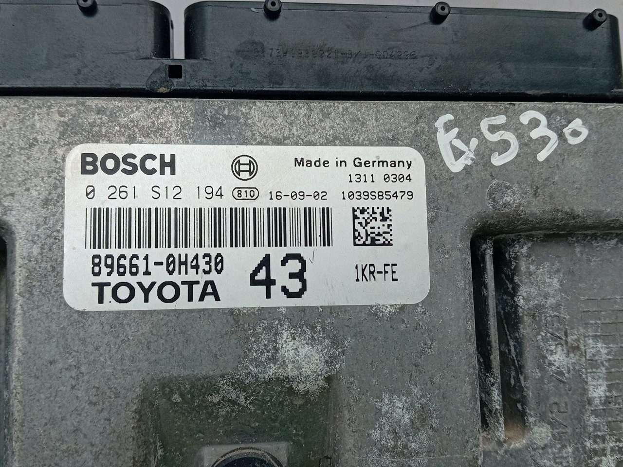 Engine control unit / ECU TOYOTA Aygo (_B4_) Imagem-3