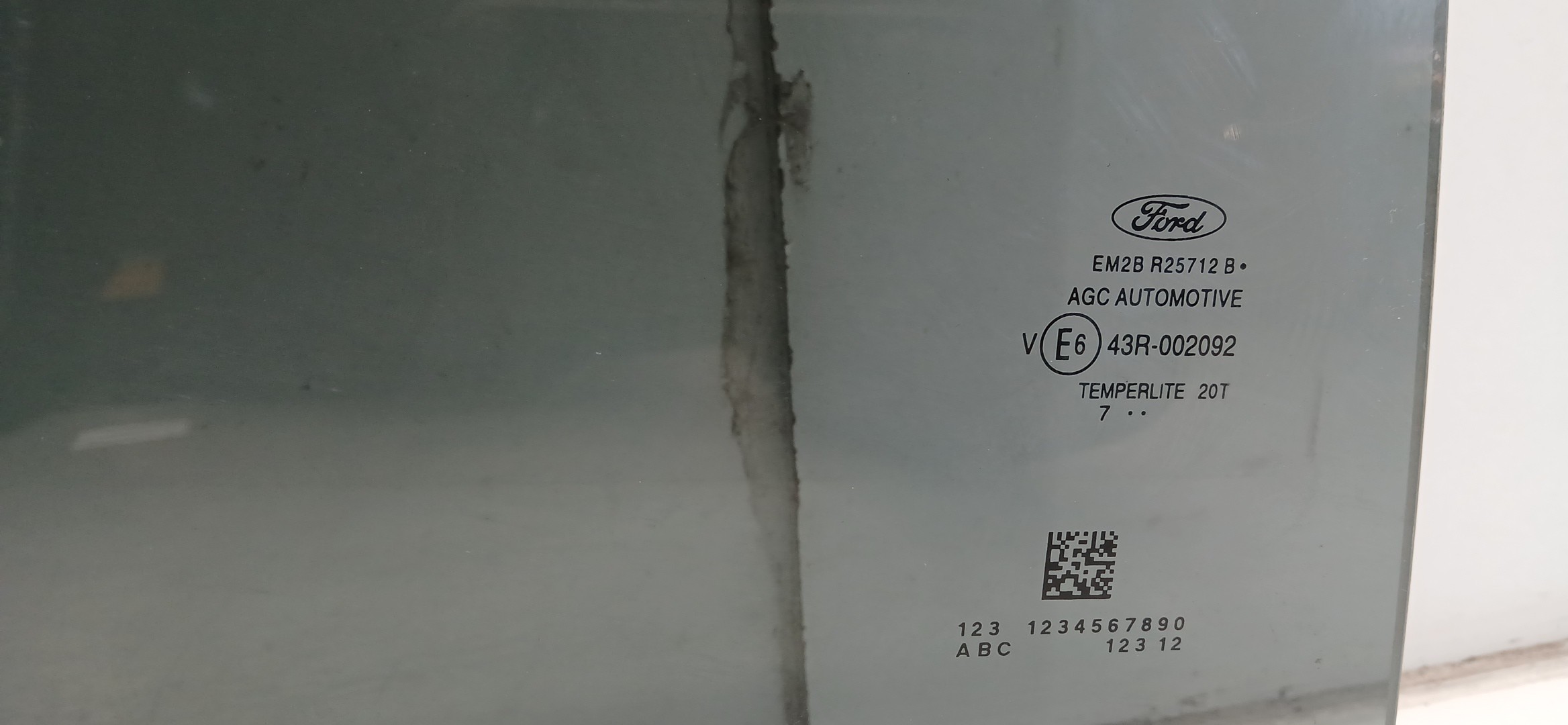 Right rear door glass FORD S-Max Imagem-1