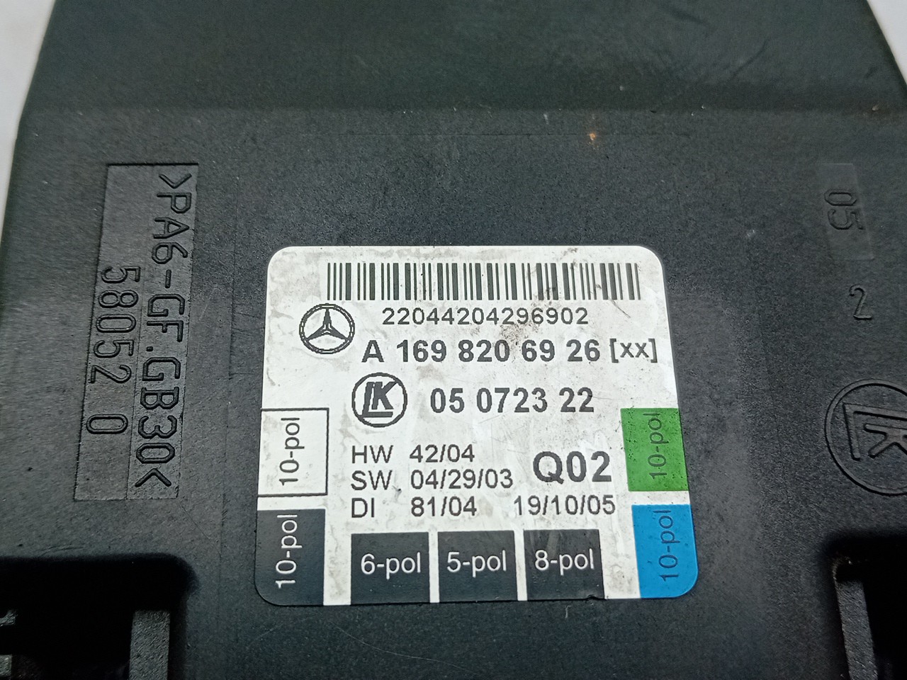 Módulo genérico MERCEDES-BENZ Classe B (W245) Imagem-3