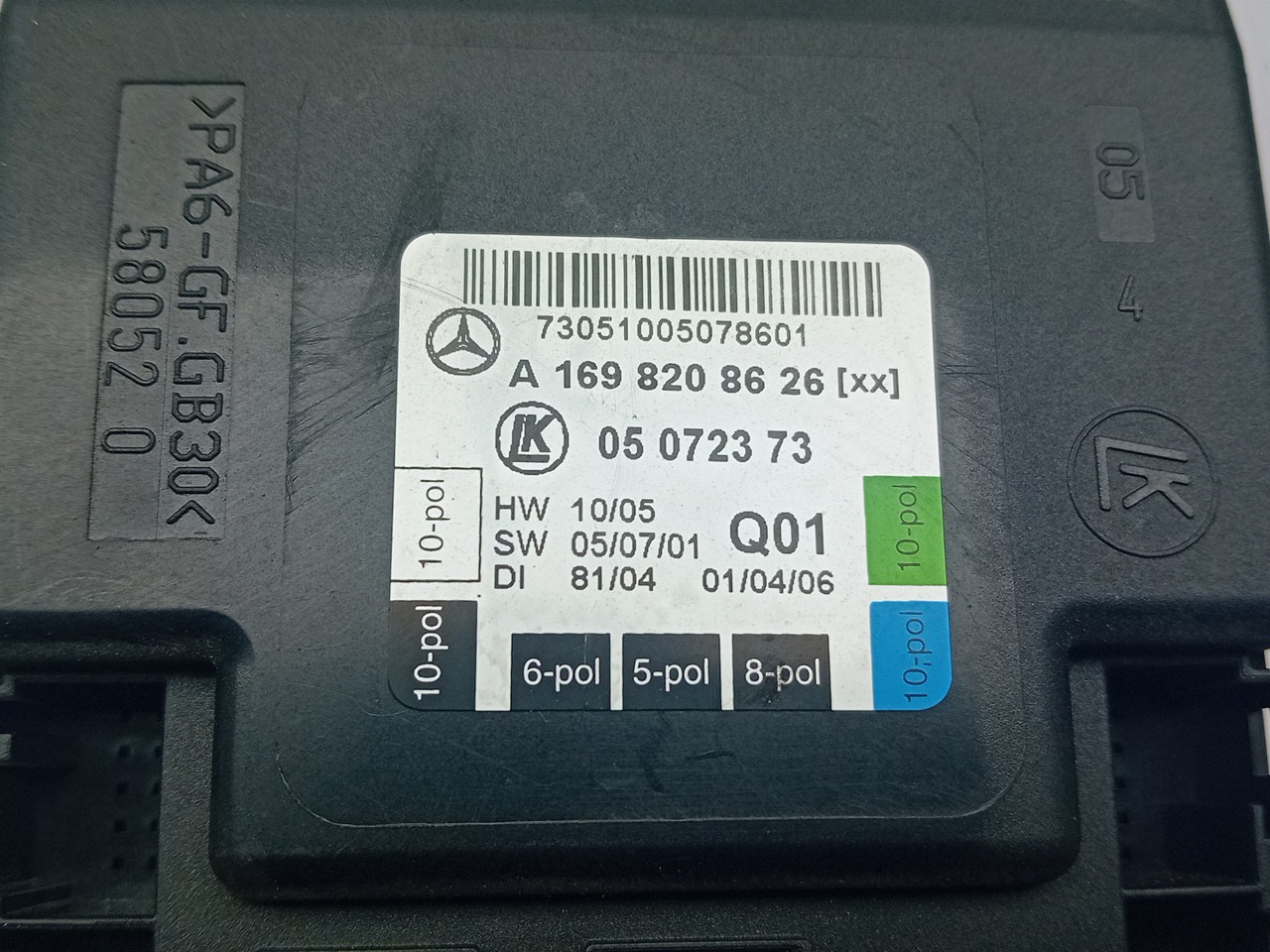 Generic Unit Module MERCEDES-BENZ Classe A (W169) Imagem-2