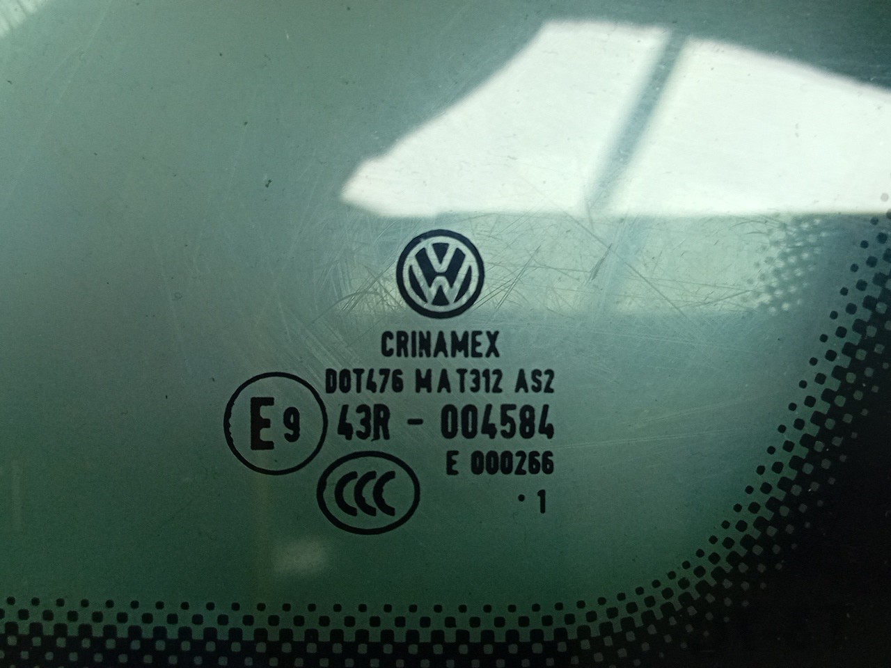 Vidro do painel trás direito VOLKSWAGEN Golf VI Variant (AJ5) Imagem-3