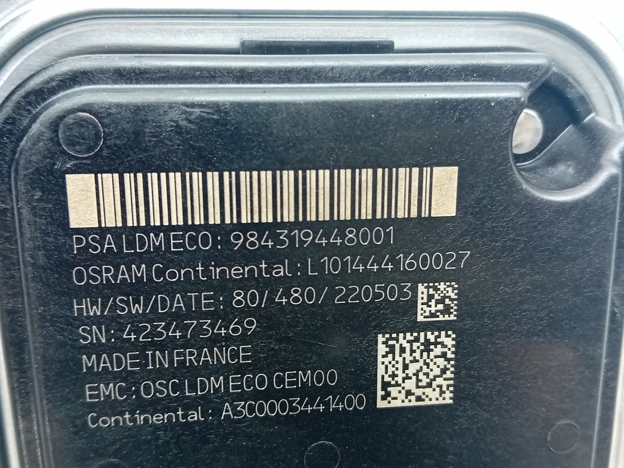 Lighting control unit / Lights ECU PEUGEOT 308 SW III Imagem-3