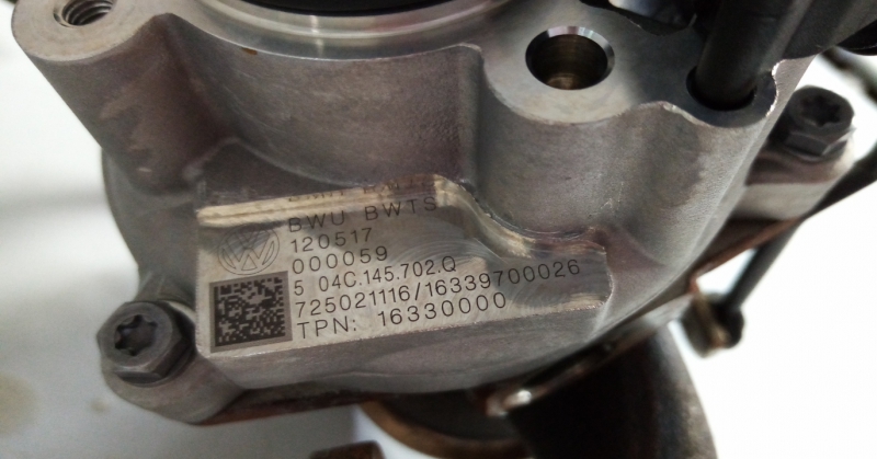 Turbocompresseur AUDI A1 Sportback (8XA, 8XF) Imagem-3