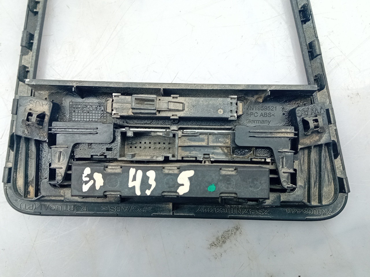 Panneau revêtement console centrale / radio SEAT Alhambra (710, 711) Imagem-3