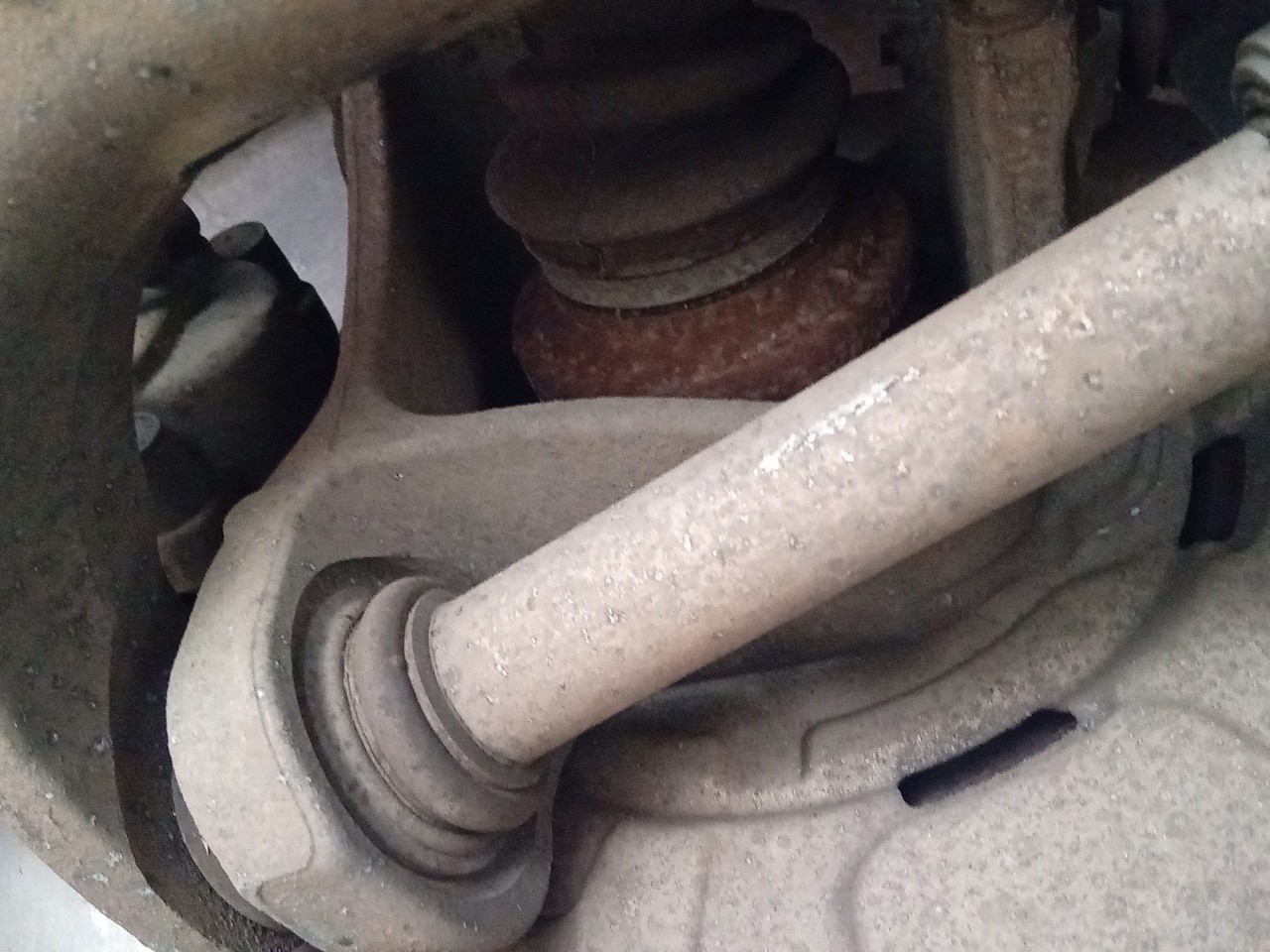 Left rear steering knuckle