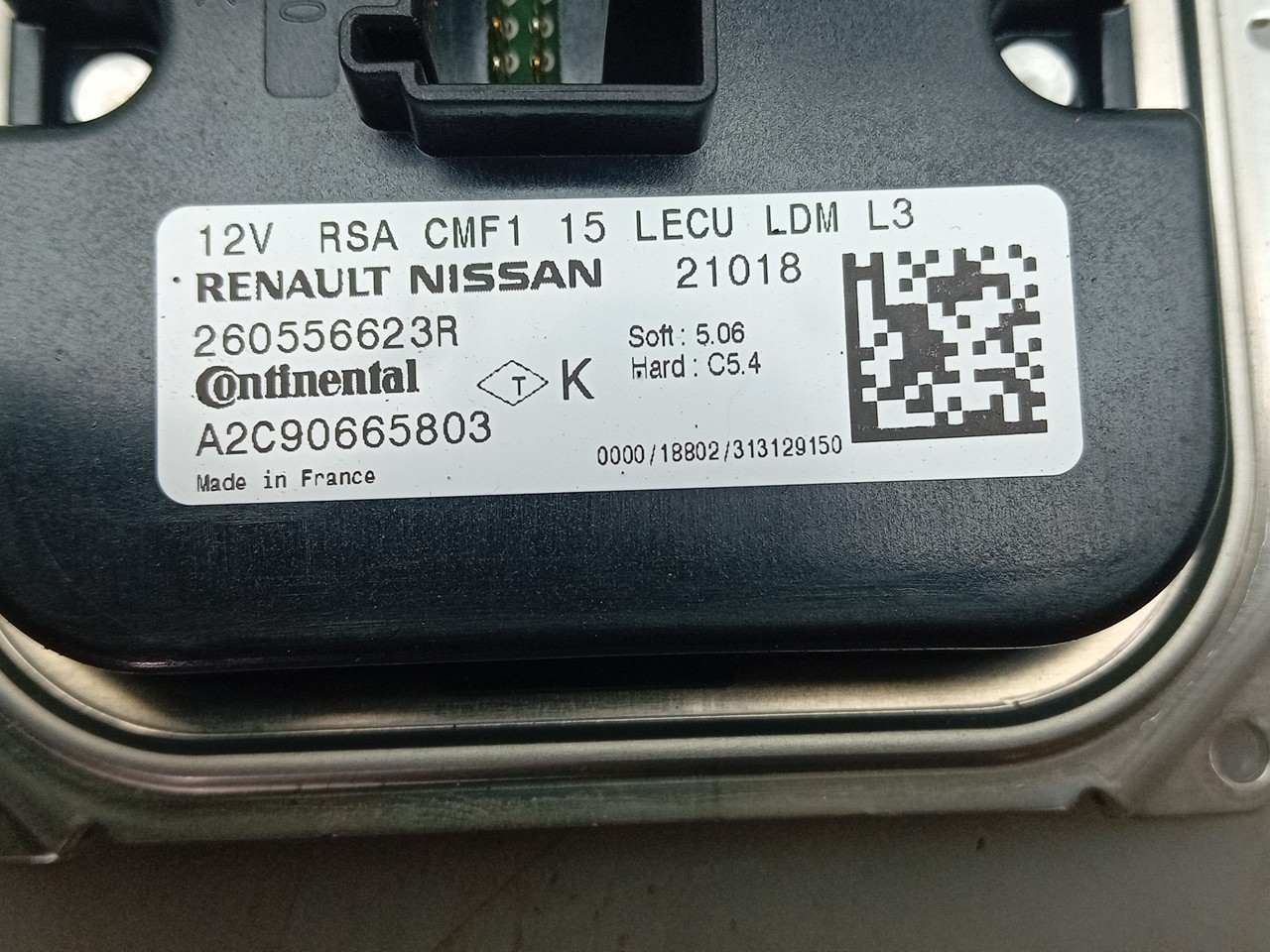 Calculateur d'éclairage RENAULT Zoe (BFM_) Imagem-3